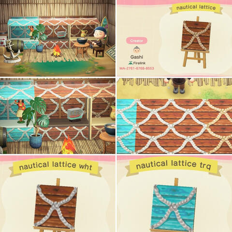 Nautical rope lattice