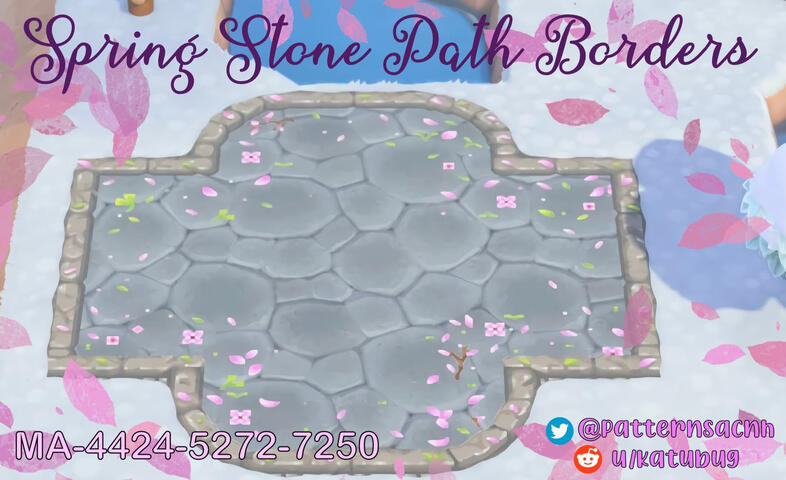 Spring Stone Path Botders